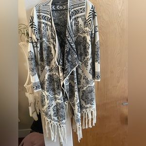 LN! Odd Molly Cardigan fine knit with Fringe! So soft & Amazing- s/m was $350!
